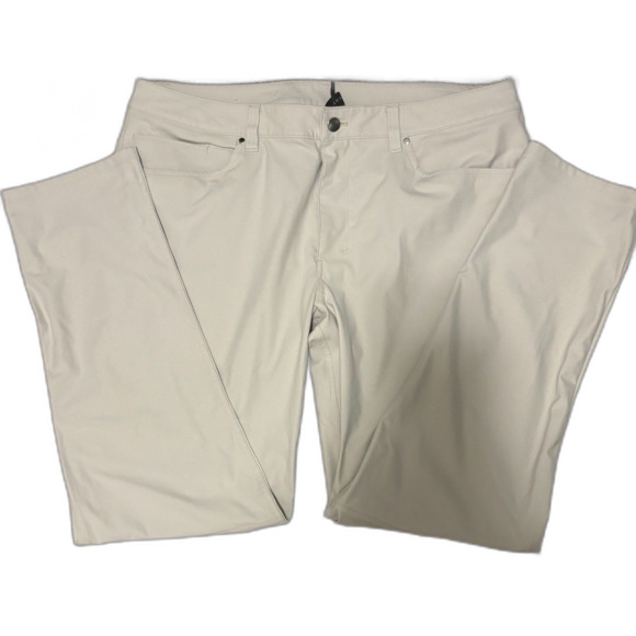 Men's Lululemon ABC Slim-Fit Pant 36"x 32" in Silverstone-EUC - Picture 8 of 14